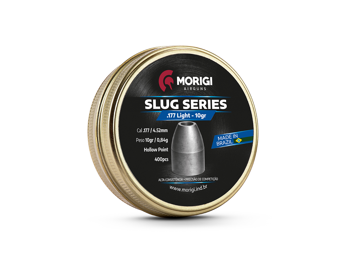 Chumbinho Slug 4,5mm/.177 10gr - 400 un