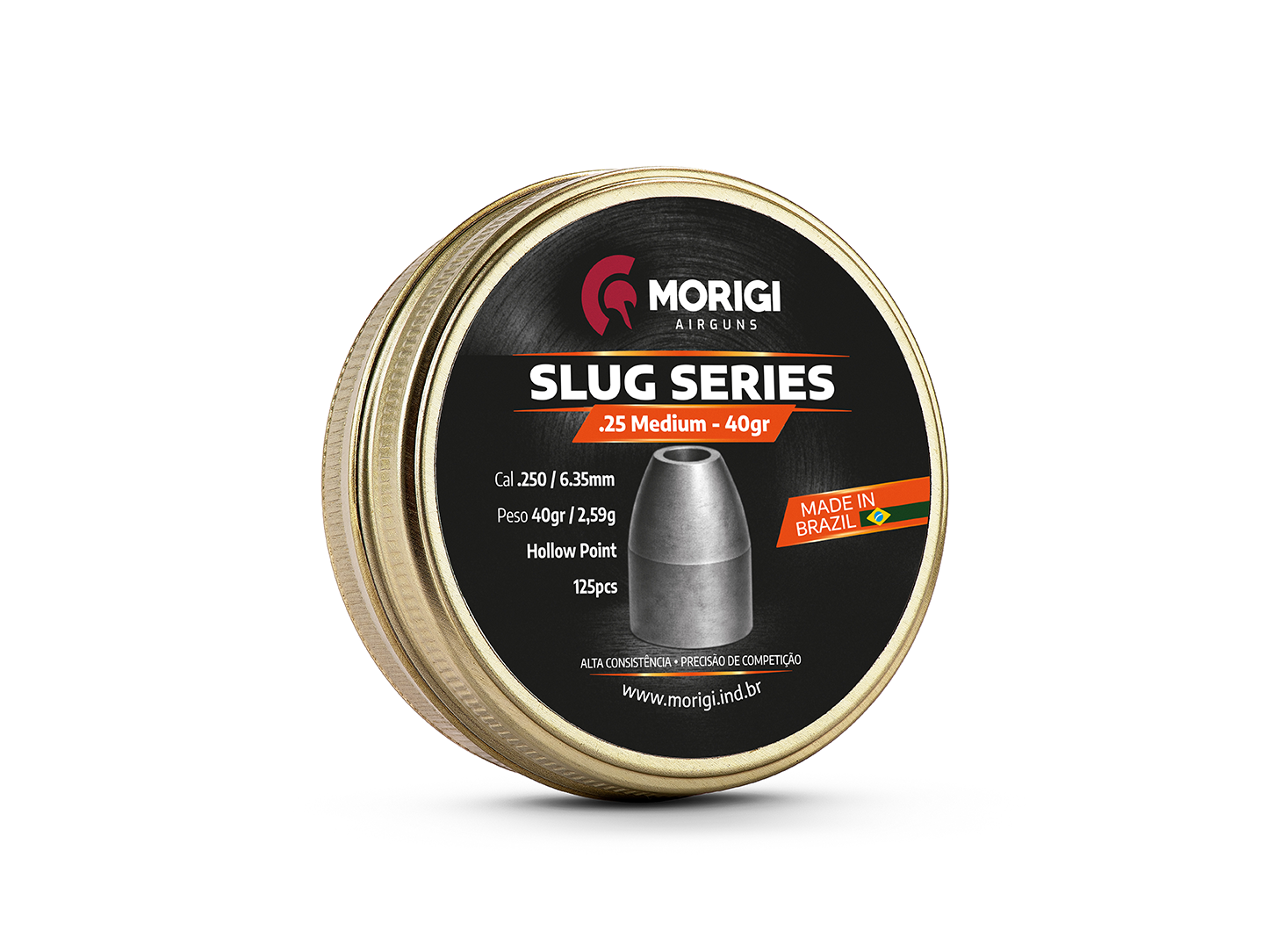 Chumbinho Slug 6,35mm/.25 40gr - 125 un